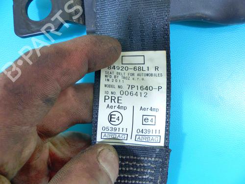 Front right seatbelt SUZUKI SWIFT IV (FZ, NZ)  | BP37805248I25  - Image 6