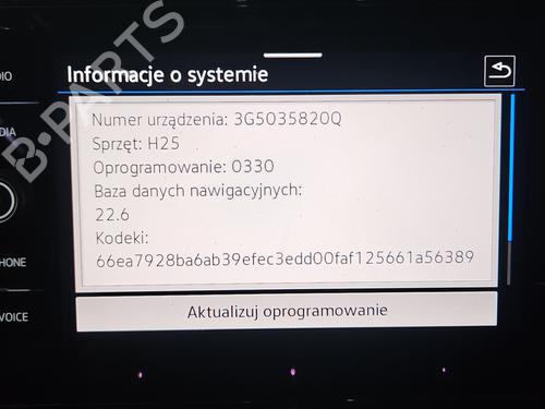 Radio VW T-ROC (A11, D11) | BP38113635E6 - Image 4
