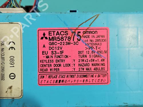 Engine control unit (ECU) MITSUBISHI OUTLANDER I (CU_W) | BP37819831M57 - Image 10