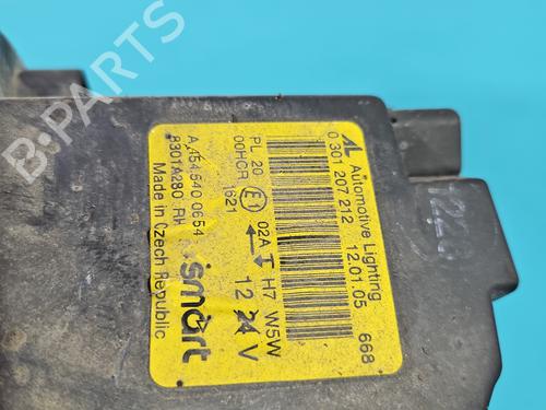 Højre forlygte SMART FORFOUR (454) 1.3 (454.031) | BP38143632C29 - Image 4