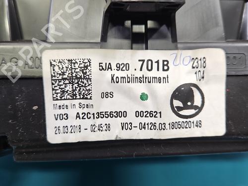 Instrument cluster SKODA RAPID Spaceback (NH1) 1.4 TDI | BP37858831C47 - Image 5