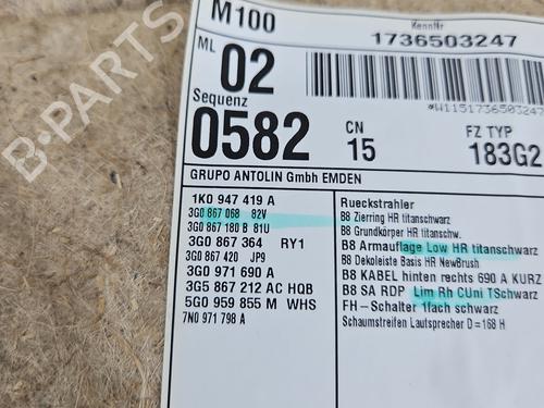 Rear right panel VW PASSAT B8 (3G2, CB2) 2.0 TDI | BP38149842C61 - Image 7