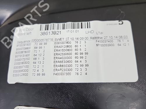 Front left panel BMW X3 (F25) xDrive 28 i | BP37858738C58 - Image 6