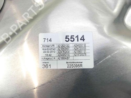 Front right window mechanism MERCEDES-BENZ CLS (C218) CLS 500 4-matic (218.391) | BP37877886C23 - Image 2