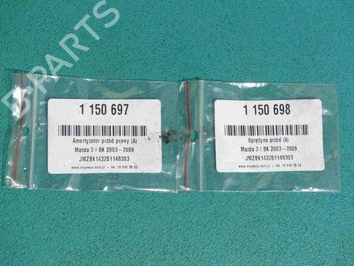 Støddæmperfjeder MAZDA 3 (BK) 1.6 DI Turbo | BP37803923C152 - Image 3