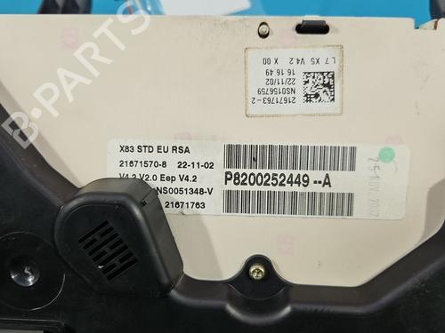 Instrument cluster RENAULT TRAFIC II Van (FL) 1.9 dCi 80 (FL0B) | BP40545616C47 - Image 5