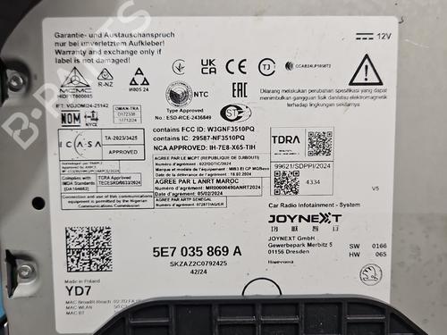 Electronic module SKODA OCTAVIA IV Combi (NX5, PV5) | BP38151411M83 - Image 4