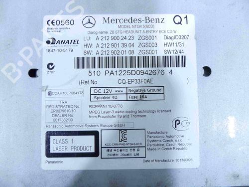 Radio MERCEDES-BENZ E-CLASS (W212) E 200 CDI / BlueTEC (212.005, 212.006) | BP37807028E6 - Image 5