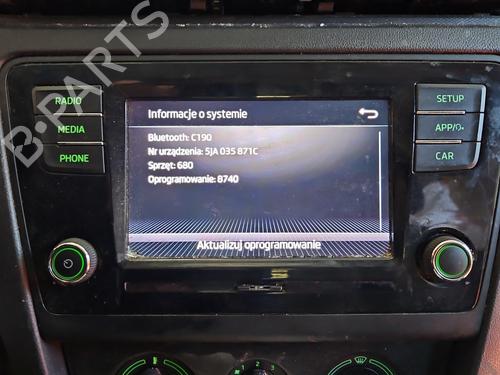 Radio SKODA RAPID Spaceback (NH1) 1.4 TDI | BP37837203E6 - Image 2
