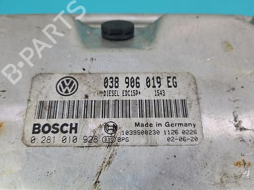 Engine control unit (ECU) SKODA SUPERB I (3U4) 1.9 TDI | BP37814438M57 - Image 3