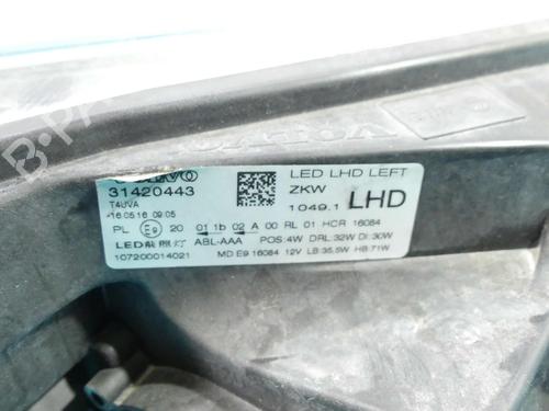 Left headlight VOLVO V40 Hatchback (525) D2 | BP38115037C28 - Image 9