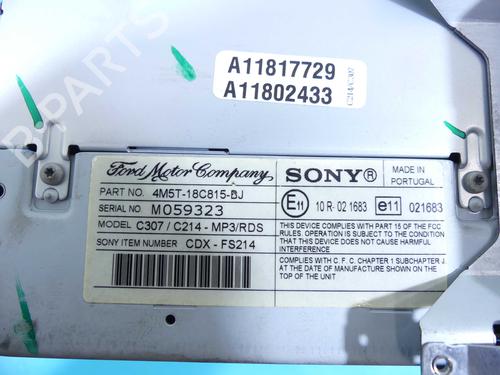 Radio FORD FOCUS II Saloon (DB_, FCH, DH) | BP37895297E6 - Image 9