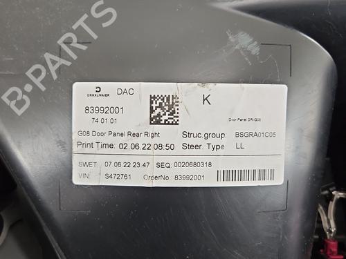Rear right panel BMW X3 (G01, F97, G08) iX3 | BP37821523C61 - Image 8