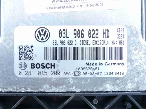 Engine control unit (ECU) VW TIGUAN (5N_) 2.0 TDI | BP37807270M57 - Image 2