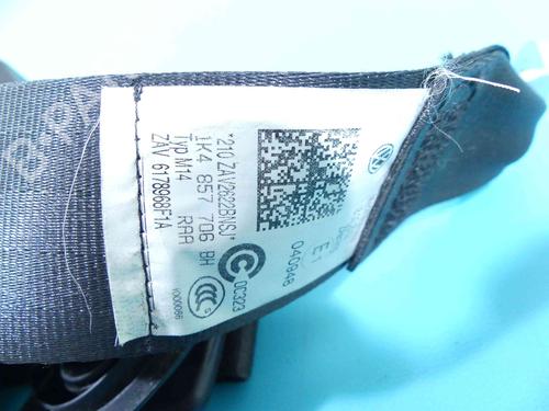 Front right seatbelt VW GOLF VI (5K1) 1.6 TDI | BP37808462I25 - Image 5