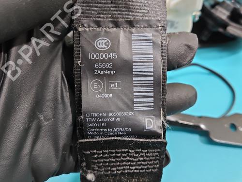 Front right seatbelt CITROËN C5 III (RD_) 2.0 HDi (RDRHD8, RDRHDJ, RDRHR8, RDRHRJ) | BP37814649I25 - Image 8