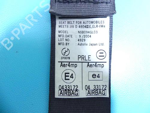 Front left seatbelt HONDA FR-V (BE) 2.0 (BE3) | BP37808873I26 - Image 8