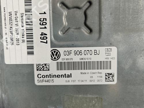 Engine control unit (ECU) VW GOLF VI (5K1) 2.0 TDI | BP37851326M57 - Image 6