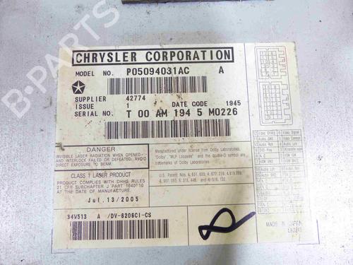 Electronic module CHRYSLER PACIFICA 3.5 | BP37884200M83 - Image 4