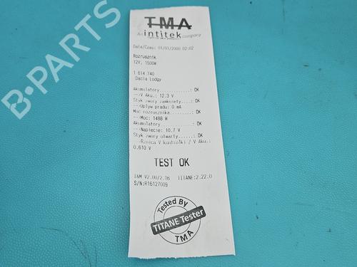 Starter DACIA LODGY (JS_) 1.6 LPG (JSAV) | BP37860336M8 - Image 6