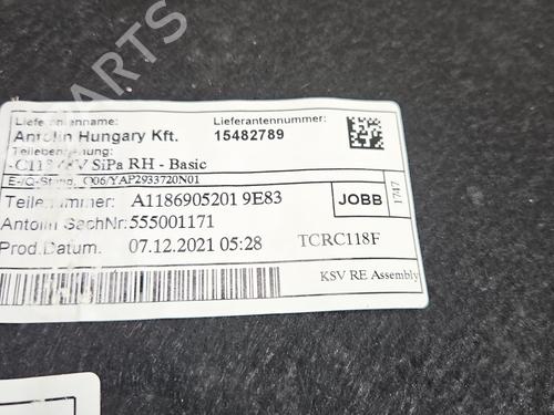 Boot lining MERCEDES-BENZ CLA (C118)  | BP38149222I3  - Image 12
