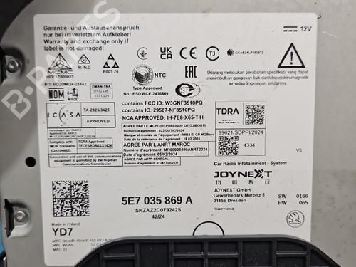 Electronic module SKODA OCTAVIA IV Combi (NX5, PV5) | BP38151411M83 - Image 4