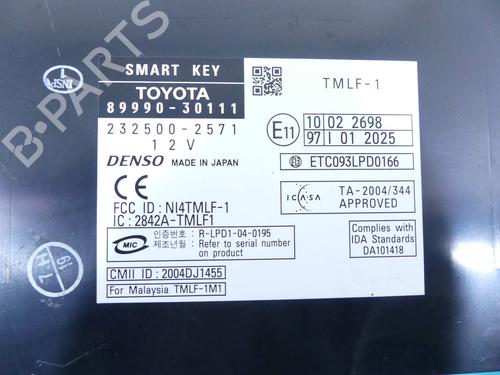 Electronic module LEXUS GS (_S19_) 450h (GRS191_, GWS191_, GRS191R, GWS191R) | BP37877306M83 - Image 3