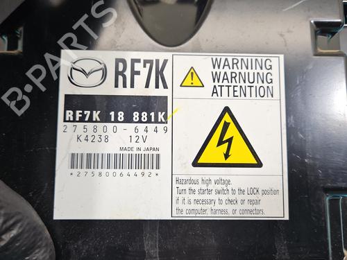 Engine control unit (ECU) MAZDA 6 Station Wagon (GY) 2.0 DI (GY19) | BP37818693M57 - Image 3