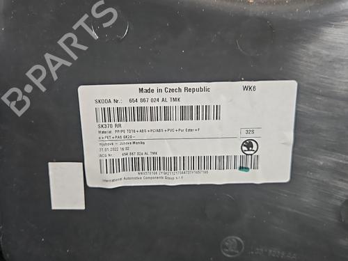 Rear right panel SKODA SCALA (NW1) | BP38151610C61 - Image 4
