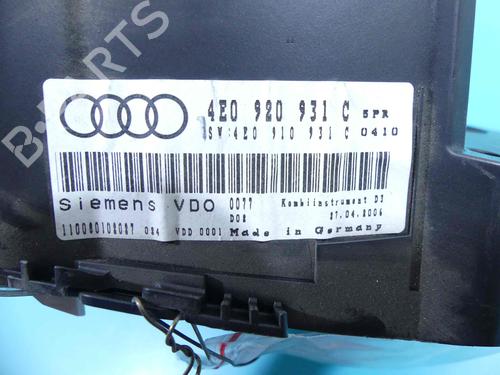 Instrument cluster AUDI A8 D3 (4E2, 4E8) 4.2 TDI quattro | BP38115126C47 - Image 4