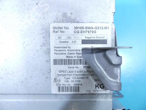 Radio HONDA CR-V III (RE_) 2.2 i-DTEC 4WD (RE6) | BP37885708E6 - Image 3