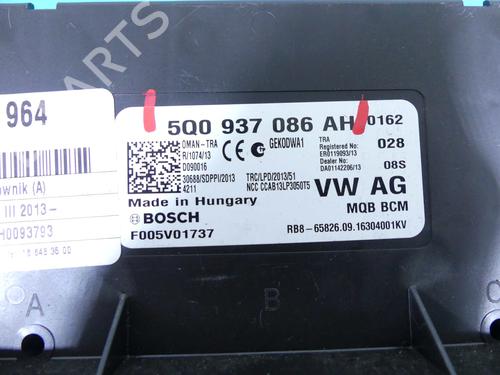 Comfort control module SKODA OCTAVIA III Combi (5E5, 5E6) 1.6 TDI | BP37808476M56 - Image 3