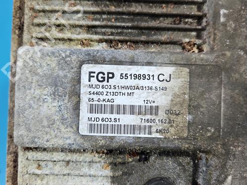 Engine control unit (ECU) OPEL CORSA D (S07) 1.3 CDTI (L08, L68) | BP39587458M57 - Image 5