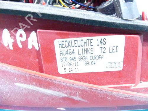 Left tailgate light AUDI A5 (8T3) 2.0 TFSI quattro | BP37895511C79 - Image 5