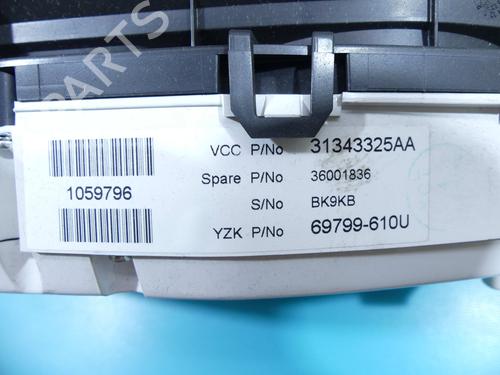 Instrument cluster VOLVO V60 I (155) D3 / D4 | BP37894382C47 - Image 3