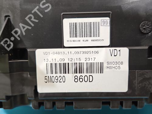 Instrument cluster VW GOLF VI (5K1) 2.0 TDI | BP37850352C47 - Image 6