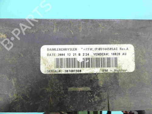 Fuse box DODGE CARAVAN (RG_) 3.8 | BP37894001E1 - Image 6
