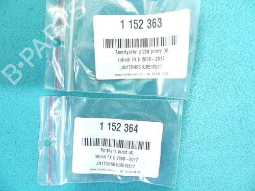 Right front shock absorber INFINITI FX 30d AWD | BP37804048M17 - Image 5