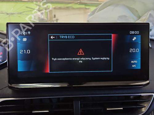 Used Display monitor Display monitor PEUGEOT 5008 II (MC_, MJ_, MR_, M4_) 1.5 BlueHDi 130 (MCYHZJ, MCYHZR, MCYHZX) (131 hp) 38562199 38562199