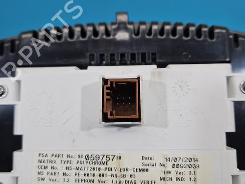 Instrument cluster CITROËN DS4 (NX_) 2.0 HDi / BlueHDi 135 | BP37824433C47  - Image 11