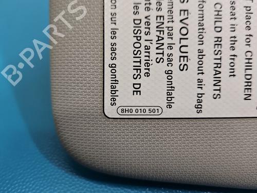 Left sun visor AUDI A3 Limousine (8VS, 8VM) 1.8 TFSI | BP37849342I1  - Image 6