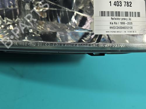 Right headlight KIA RIO I Hatchback (DC) 1.5 16V | BP38121991C29 - Image 6