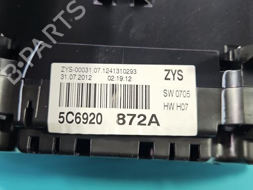 Instrument cluster VW BEETLE (5C1, 5C2) 2.0 TDI | BP37852814C47  - Image 8
