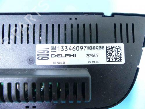 Climate control OPEL MERIVA B MPV (S10) 1.4 (75) | BP38115570I5 - Image 6