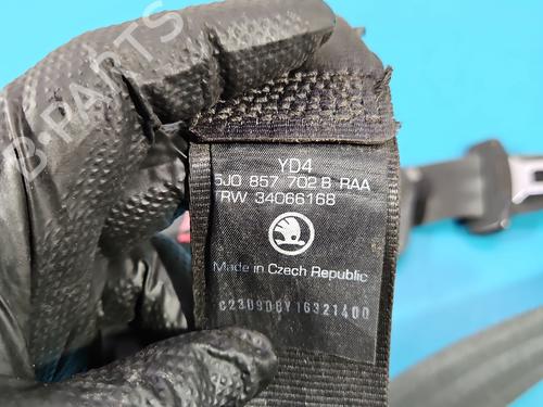 Front right seatbelt SKODA FABIA II Combi (545) 1.4 | BP37859849I25 - Image 7