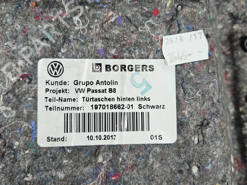 Venstre bakpanel VW PASSAT B8 (3G2, CB2) 2.0 TDI | BP38149841C60 - Image 9
