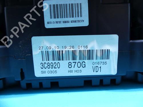 Instrument cluster VW PASSAT CC B6 (357) 2.0 TDI | BP37808046C47 - Image 2
