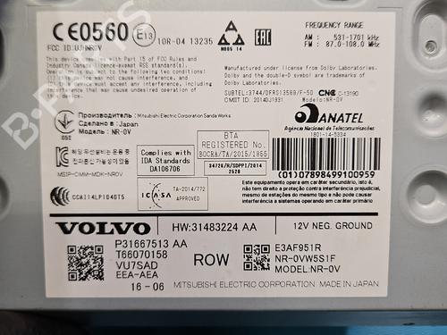 Radio VOLVO S90 II (234) T6 AWD | BP37831772E6 - Image 3