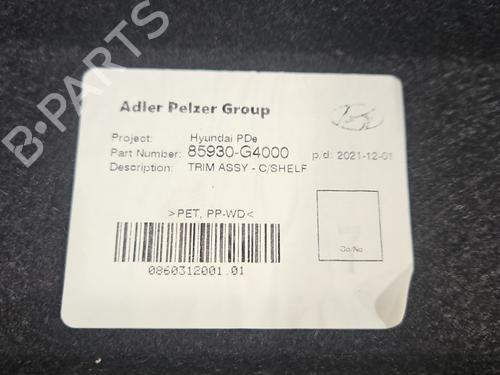 Hattehylde HYUNDAI i30 (PDE, PD, PDEN) | BP39657054C85 - Image 3