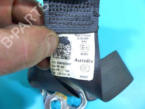 Rear left seatbelt SKODA YETI (5L) 1.8 TSI 4x4 | BP37883651I29 - Image 5